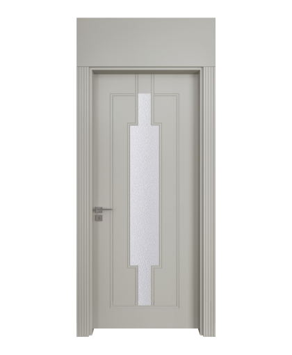 BY-157B Porte intérieure Laqué Vitrée